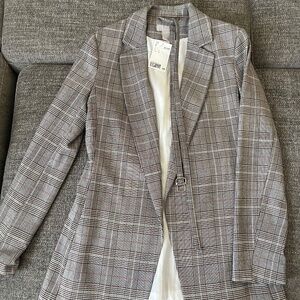 BRAND NEW womens H&M Plaid Blazer